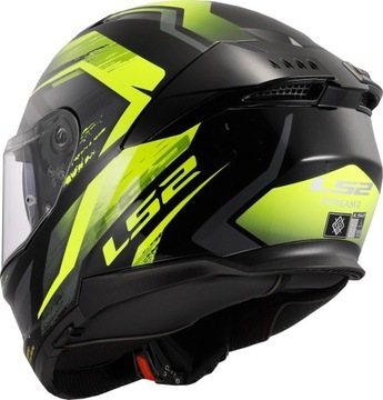 ИНТЕГРАЛЬНЫЙ МОТОЦИКЛЬНЫЙ ШЛЕМ BLENDA LS2 FF808 STREAM II FURY BLACK H-V M