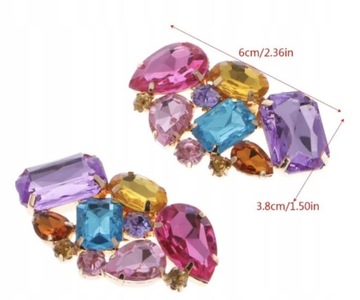 ОБУВЬ УКРАШЕНИЯ ЗАЖИМЫ БРИЛЛИАНТЫ РАЗНОЦВЕТНЫЕ КРИСТАЛЛЫ