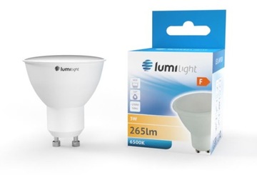Żarówka LED GU10 3W zimna AL+PC LL2022 Lumilight