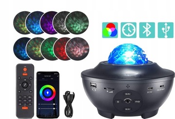 Star LED USB-проектор Приложение Bluetooth + Пульт дистанционного управления