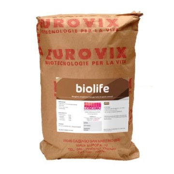 PROBIOTYK TRAWIENIE PRZYSWAJANIE PASZY dla krów świń drobiu BIOLIFE 25kg