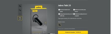 Bluetooth-гарнитура JABRA Talk 25 SE Оригинал