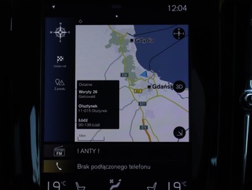 Volvo S90 II Sedan 2.0 D4 190KM 2019 Volvo S90 D4, Salon Polska, Serwis ASO, 187 KM, zdjęcie 12