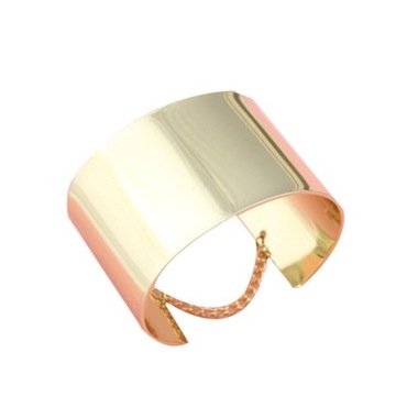 Para Punk Ro Mirrored Gold Alloy Wide