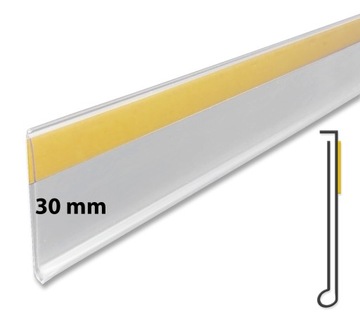 LISTWY CENOWE LISTWA SAMOPRZYLEPNA 30X990 - 1 SZT