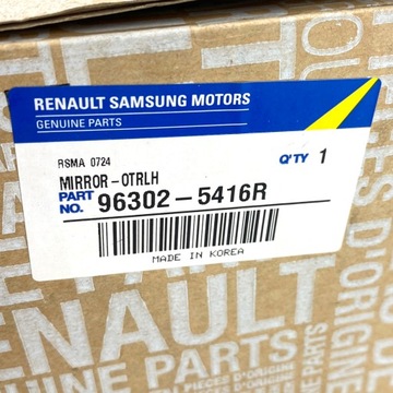 OE ZRCÁTKO LEVÉ 7PIN RENAULT KOLEOS I 963025416R