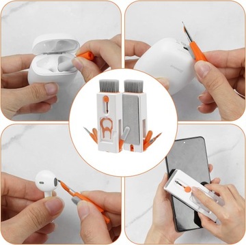 ZESTAW DO CZYSZCZENIA WIELOFUNKCYJNY 11W1 DO SMARTFON LAPTOP SŁUCHAWKI