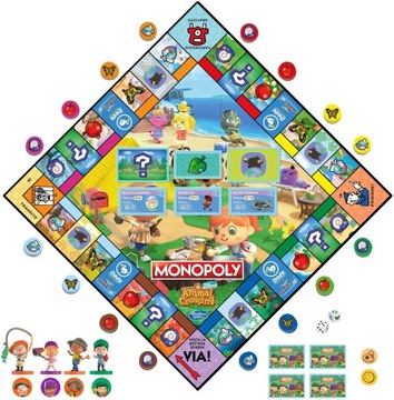 НАСТОЛЬНАЯ ИГРА HASBRO MONOPOLY ANIMAL CROSSING PL