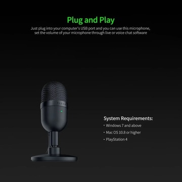 Razer Seiren Mini mikrofon pojemnościowy USB Ult
