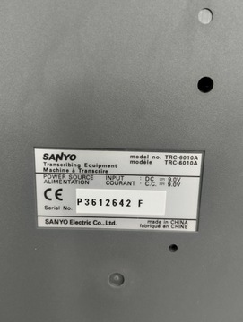 Sanyo TRC-6010 Черный-Серебристый