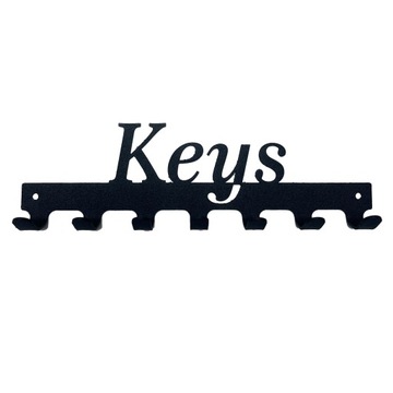 Wieszak metalowy na klucze ubrania KEYS