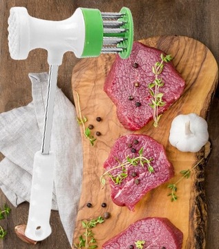 ПЕРФОРАТОР ДЛЯ МЯСА ИЗМЕЛЬЧИТЕЛЬ МОЛОТОК ДЛЯ отбивания КОТЛЕТ 2в1