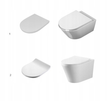 STELAŻ GROHE MISA WC SONATA BIDET RIMLESS VELDMAN