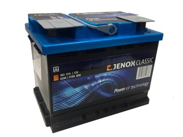 AKUMULATOR JENOX CLASSIC 62AH, 510A 062 614