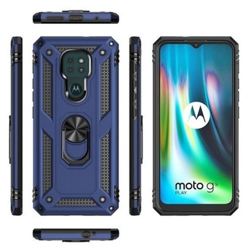 БРОНЯНОЕ КОЛЬЦО БРОНЯНЫЙ ЧЕХОЛ ДЛЯ MOTOROLA E7 PLUS+СТЕКЛО