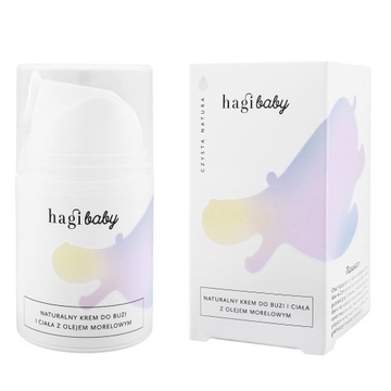 Hagi Baby naturalny krem do buzi i ciała z olejem morelowym 50ml P1