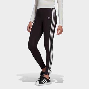 Spodnie Damskie adidas GN4504 3 STRIPES Czarne 34