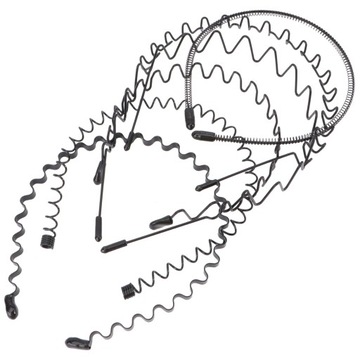 6 мужских противоскользящих металлических лент для волос