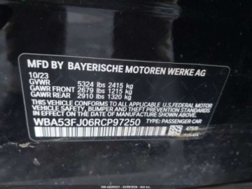 BMW Seria 5 G90-91 2024 BMW Seria 5 2024 BMW 530I XDRIVE 2.0 Benzyna 255KM, zdjęcie 9