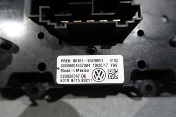 VW NEW BEETLE PANEL KLIMATIZACE