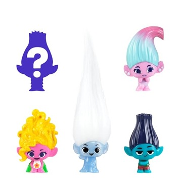 Trolls 24304 DreamWorks Band Together Mineez 5 Pack, Multicolor