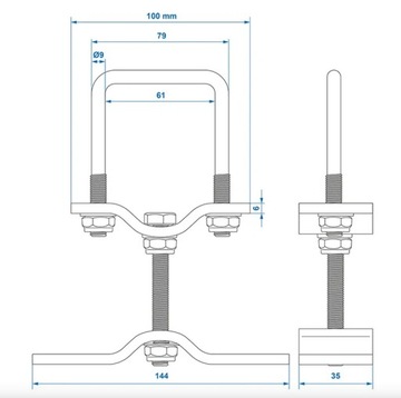 КРЕПЛЕНИЕ ЗАПАСНОГО КОЛЕСА ПРИЦЕПА