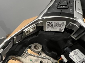 МНОГОФУНКЦИОНАЛЬНЫЙ РУЛЕВОЙ КОЛЕСО VW T6 T6.1 КОЖАНЫЙ