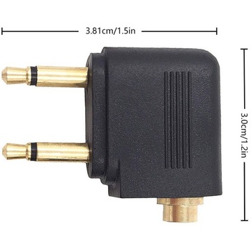 1 аудиоадаптер. Конвертер аудио для самолетов