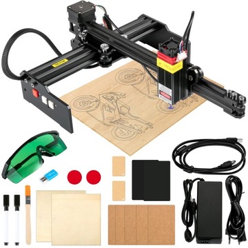 Grawer laserowy maszyna tnąca laserem 4,5 W 190 x 170 mm