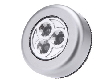 LAMPKA DOTYKOWA BEZPRZEWODOWA SAMOPRZYLEPNA STICK TOUCH 3 LED DO SZAFY