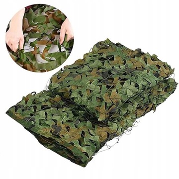SIATKA MASKUJĄCA Wojskowa US Army Woodland 3x5m