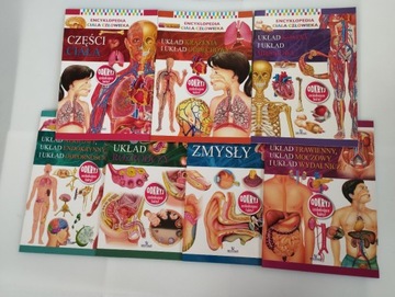 Zestaw ENCYKLOPEDIA CIAŁA CZŁOWIEKA Części Ciała, Zmysły Układ krążenia x7