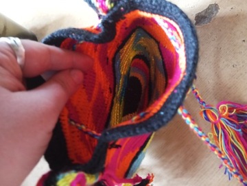 сумка-мешок в стиле бохо