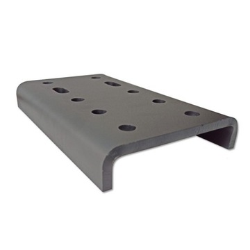 ЛИСТ ДЛЯ РЕГУЛИРОВКИ ВЫСОТЫ ШАРОВОГО КРЮКА НА 2 ВИНТА 90 ММ / 4 ВИНТА 83х56 ММ