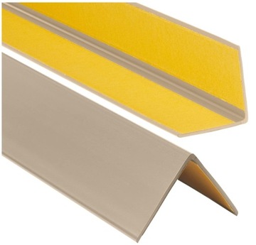 KĄTOWNIK PCV 50x50 Listwa Narożna BEŻOWA 100cm Narożnik Ochronny