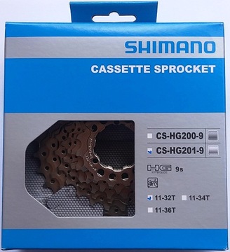 Kaseta Shimano CS-HG201-9 9speed Acera 11-32 box