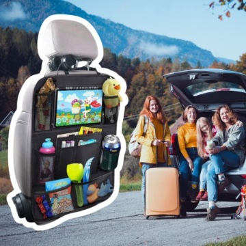 ОРГАНАЙЗЕР АВТОКРЕСЛА ЗАЩИТА СТОЛИКА СПИНКИ АВТОМОБИЛЯ ЧЕРНЫЙ