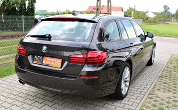 BMW Seria 5 F10-F11 Touring Facelifting 525d 218KM 2015 BMW Seria 5 2.0D 525d X-Drive Led Automatik Navi Hak 1 Rok Gwarancji, zdjęcie 4