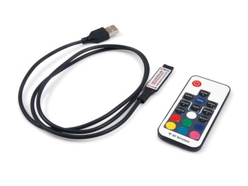 RGB СВЕТОДИОДНАЯ ЛЕНТА 5V IP20 USB УДАЛЕННАЯ ПОДСВЕТКА ТВ 5M