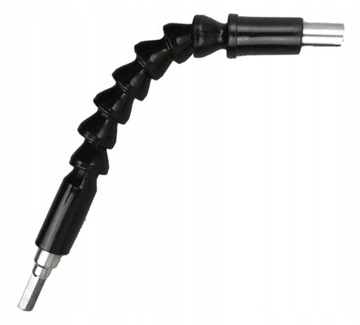 PRZEDŁUŻKA ELASTYCZNA DO BITÓW WIERTARKI WKRĘTARKI 1/4'' 20CM STALOWA NZ9E