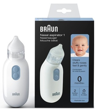 НАЗАЛЬНЫЙ АСПИРАТОР BRAUN ELECTRIC, ЭКСТРАКТОР + КОРПУС