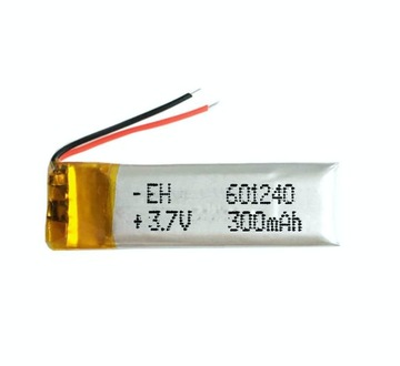 Bateria Akumulator Li-Po Li-Poly 300mAh 3.7V