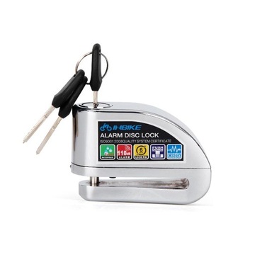 Замок дискового тормоза колеса мотоцикла из нержавеющей стали, замок громкой сигнализации, предохранительный замок