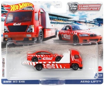 HOT WHEELS BMW M3 E46 AERO LIFT TEAM TRANSPORT #29