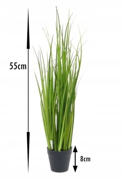 Sztuczna Trawa Fejka Zielona Roślina w Doniczce 55cm