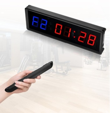 БОЛЬШИЕ ТРЕНИРОВОЧНЫЕ ЧАСЫ 27см СЕКундОМОН ДЛЯ ТРЕНИРОВОК СВЕТОДИОДНЫЙ ДИСТАНЦИОННЫЙ ТАЙМЕР ОБРАТНЫЙ ОТСЧЕТ