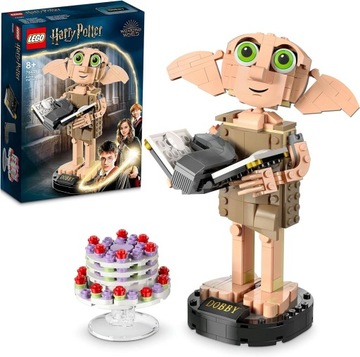 LEGO HARRY POTTER 76421 SKRZAT DOMOWY ZGREDEK+ LEGO TORBA PAPIEROWA ŚREDNIA