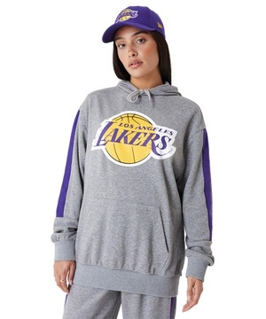 BLUZA męska z kapturem NEW ERA nba LOS ANGELES LAKERS