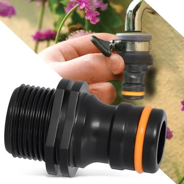 PRZYŁĄCZE KRAN SZYBKOZŁĄCZKĘ 3/4 GZ Łącznik Wody Adapter Węża NYPEL Złączka