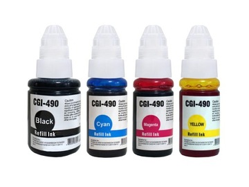 4x TUSZ DO CANON PIXMA G3411 G3300 GI-490XL